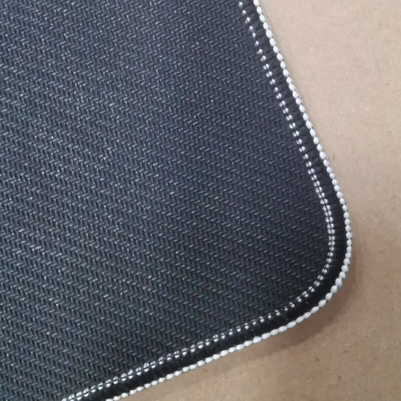 Blank mouse pad with stitched edges for full color printing