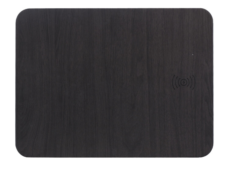 Fast Wireless Charger Mouse Pad Qi Friendly 10W Wireless Charging Mouse Mat Lightweight PU Leather Mouse Pad
