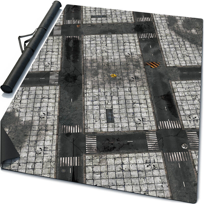 custom printing medium size 4'x4' battle game miniature war game battlefield game playmat  