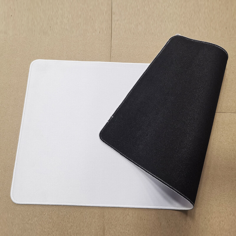 Blank mouse pad with stitched edges for full color printing  