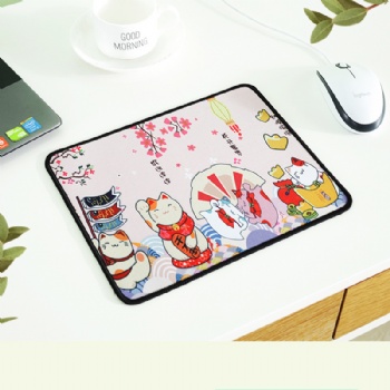 Mouse Pad Comfortable Mousepads with Non-Slip Rubber Base Washable Bulk with Lycra Cloth Mouse Mat for Computers Laptop Office Home School