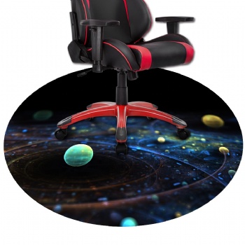 Custom standing E-Sport Gaming Desk Chair rubber Floor Mat Non-slip gaming chair floor carpet