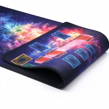 Custom Printed TCG Play Mat, Extended Large Card Game Mat Anti-Scratch Waterproof Neoprene Game Pad for Competitive & Casual Card Gaming