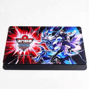 Premium TCG Game Mat, Non-Slip Rubber Base Stitched Edge Trading Card Playmat, Smooth Waterproof Tabletop Game Pad for MTG, Pokemon, OPCG