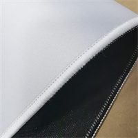 Blank mouse pad with stitched edges for full color printing
