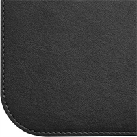 Custom embossed logo PVC leather large size desk protector pad mouse pad writing pad