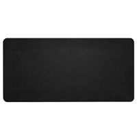 Custom embossed logo PVC leather large size desk protector pad mouse pad writing pad