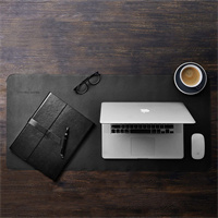 PVC leather large size desk protector pad working pad office organizer mouse pad