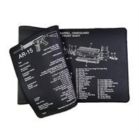 Wholesale Professional gun design gun clean mat rubber mouse pad desk keyboard pad gun mat