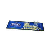 non slip water absorbent custom digital printing nitrile rubber bar runner bar mat