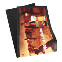 digital printing promotion gift beer mat rubber bar mat rubber bar runner