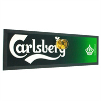 custom digital printing nitrile rubber bar runner bar mat liquid absorbent felt beer bar mat