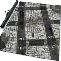 Custom Printed Large Size Tabletop Board Game Mat 3'X3' 4'X4' 4'X6' Rubber Playmat Neoprene Gaming Wargame Battle Mat Factory