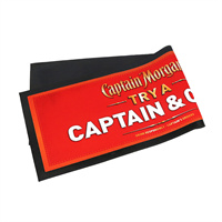 non slip water absorbent custom sublimation printing nitrile rubber bar runner bar mat