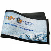 water absorbent custom digital printing nitrile rubber bar runner bar mat Tiger beer bar mat